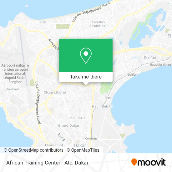 African Training Center - Atc map