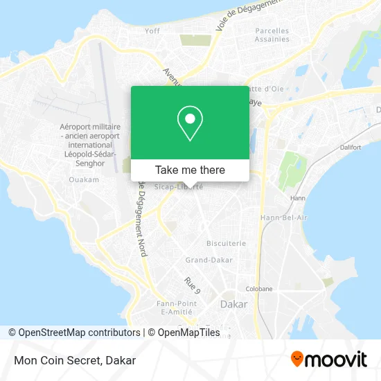 Mon Coin Secret map