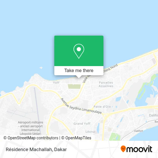 Résidence Machallah map