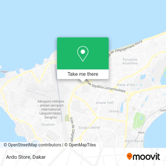 Ardo Store map