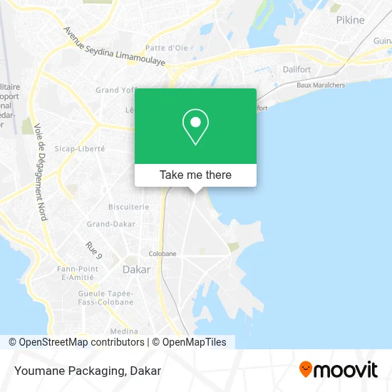 Youmane Packaging map