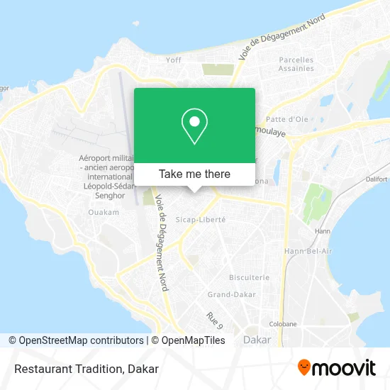 Restaurant Tradition map