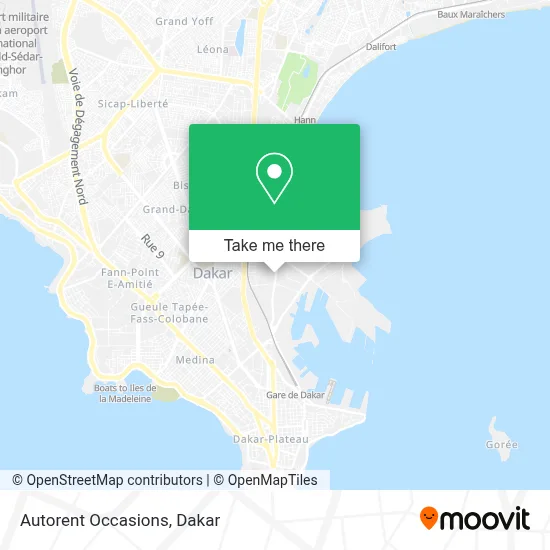 Autorent Occasions map