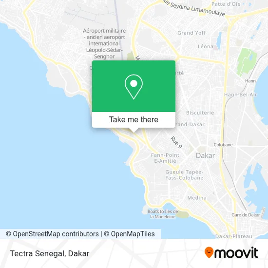 Tectra Senegal map