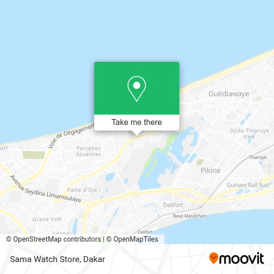 Sama Watch Store map