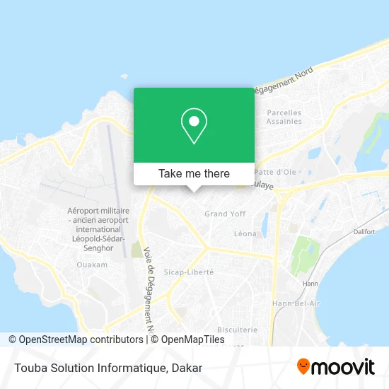 Touba Solution Informatique map