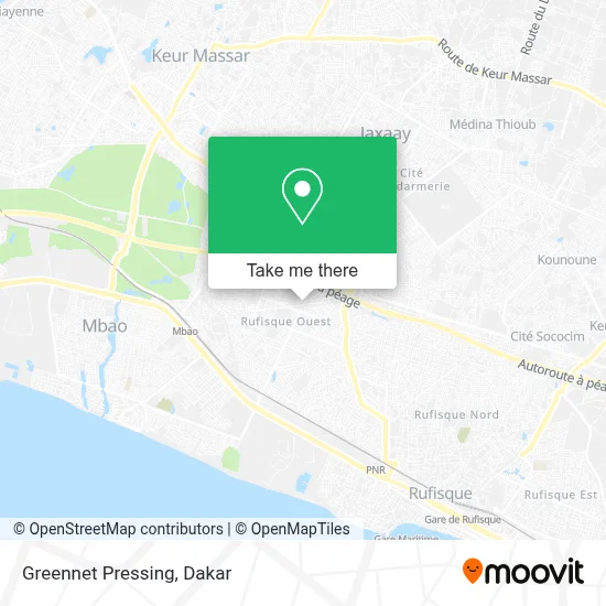 Greennet Pressing map