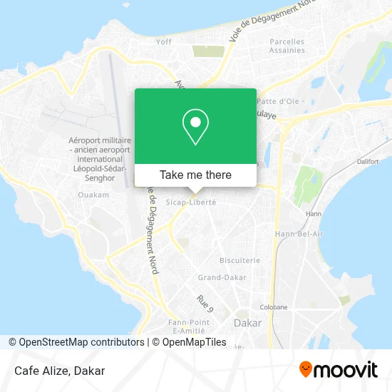 Cafe Alize map
