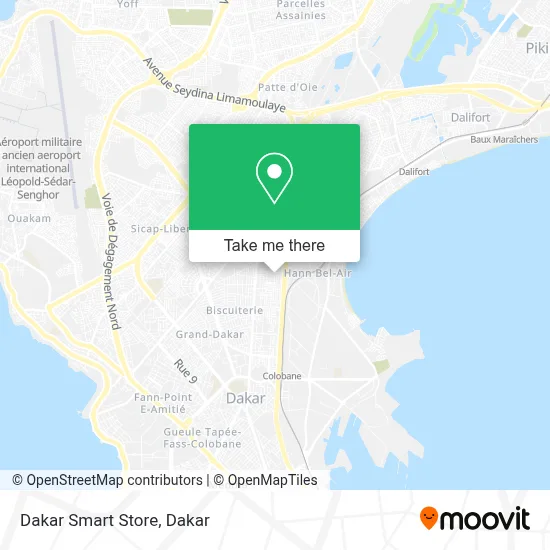 Dakar Smart Store map