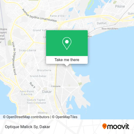 Optique Malick Sy map