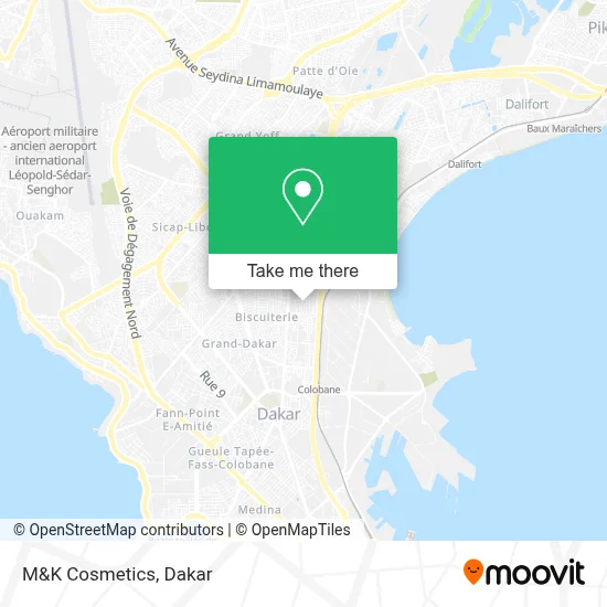 M&K Cosmetics map