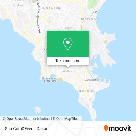 Sha Com&Event map