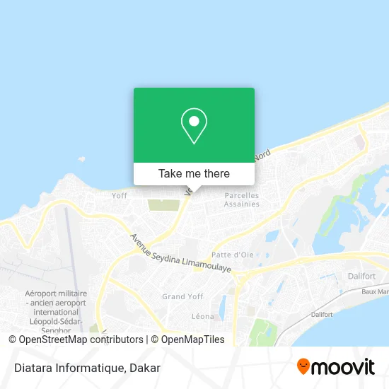 Diatara Informatique map