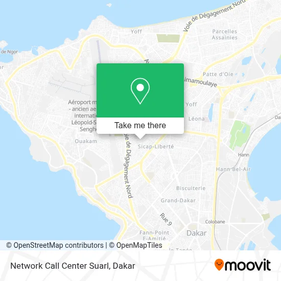 Network Call Center Suarl map