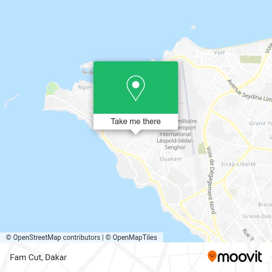 Fam Cut map