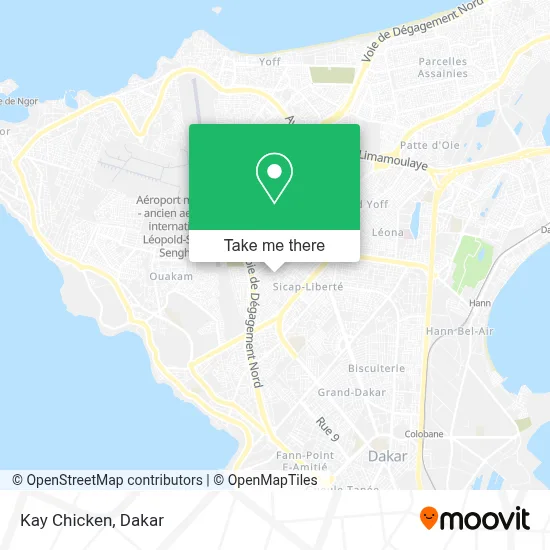 Kay Chicken map