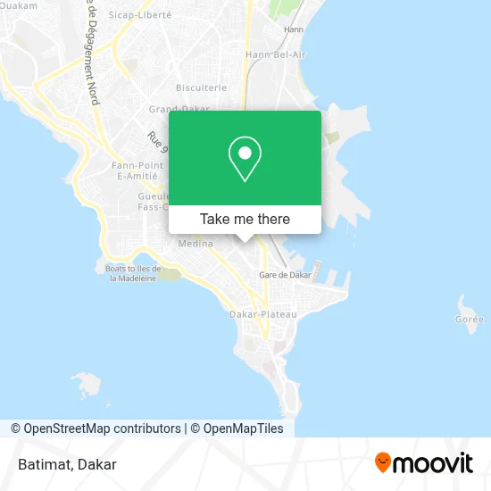 Batimat map
