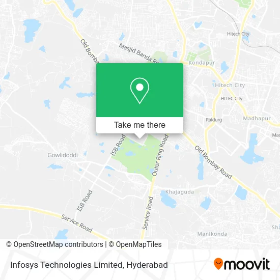 Infosys Technologies Limited map