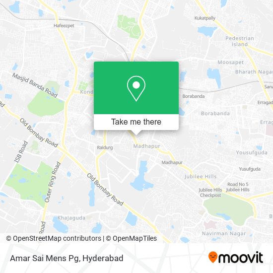 Amar Sai Mens Pg map