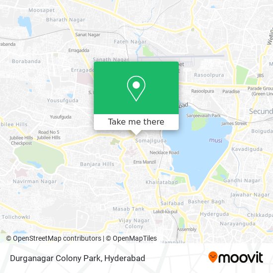 Durganagar Colony Park map