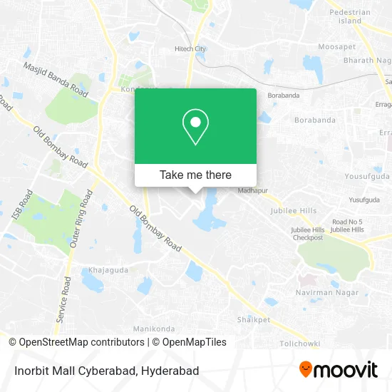 Inorbit Mall Cyberabad map
