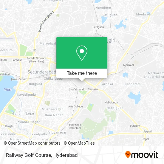 Railway Golf Course map