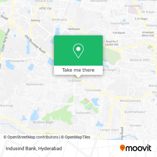 Indusind Bank map