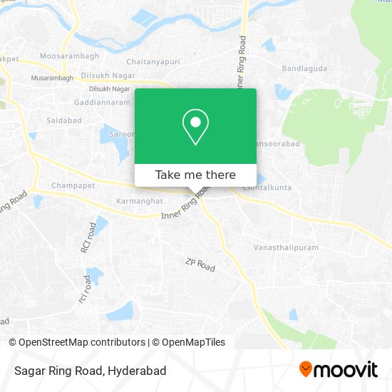 Sagar Ring Road map