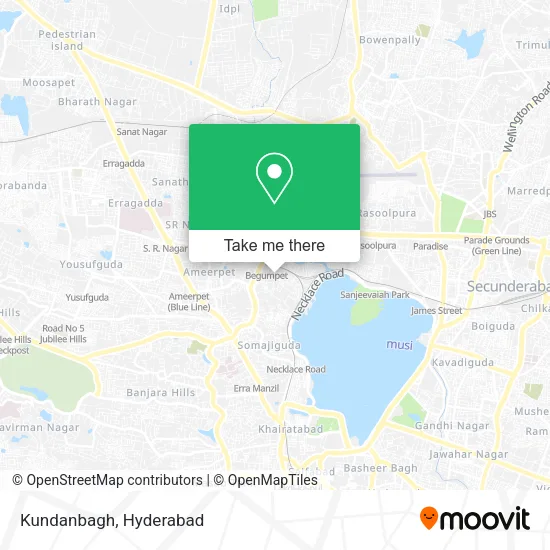 Kundanbagh map