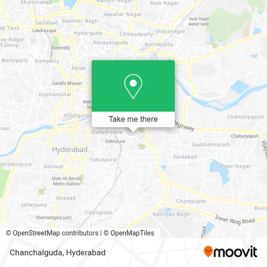 Chanchalguda map