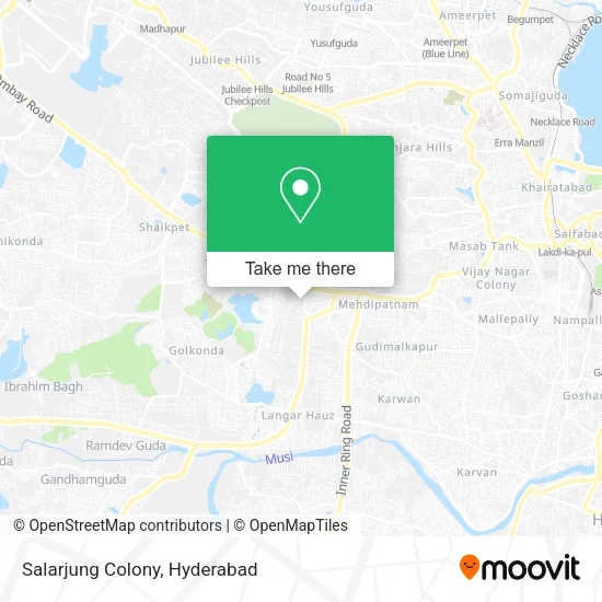 Salarjung Colony map