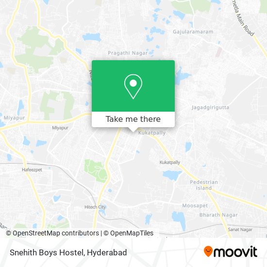 Snehith Boys Hostel map
