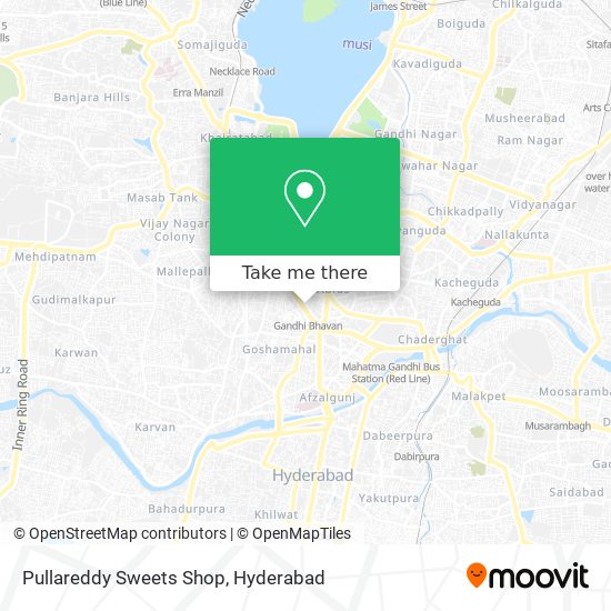 Pullareddy Sweets Shop map