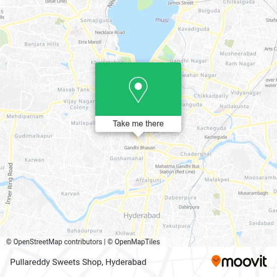 Pullareddy Sweets Shop map