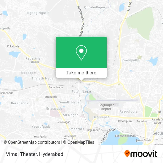 Vimal Theater map