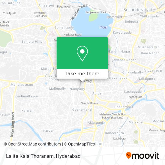 Lalita Kala Thoranam map