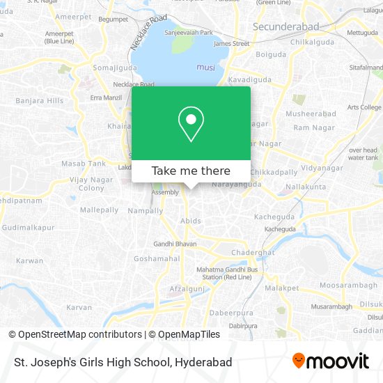 St. Joseph's Girls High School map
