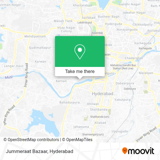 Jummeraat Bazaar map