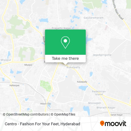 Centro - Fashion For Your Feet map