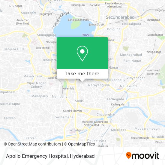 Apollo Emergency Hospital map