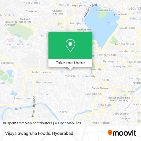 Vijaya Swagruha Foods map