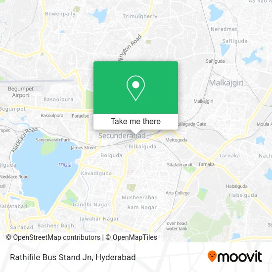 Rathifile Bus Stand Jn map