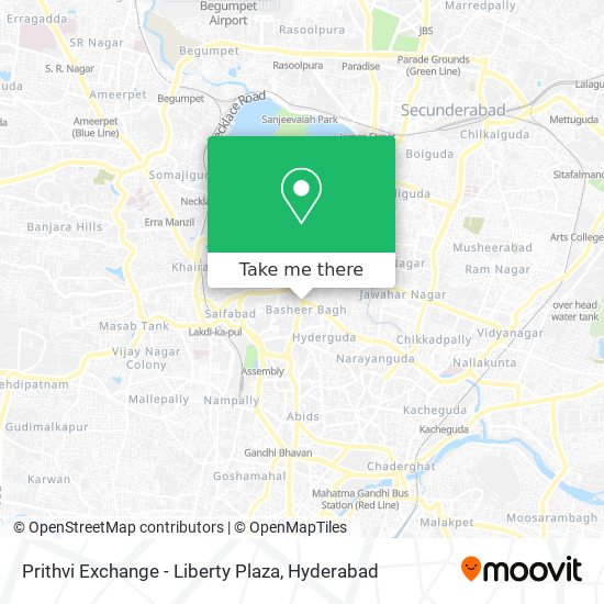 Prithvi Exchange - Liberty Plaza map