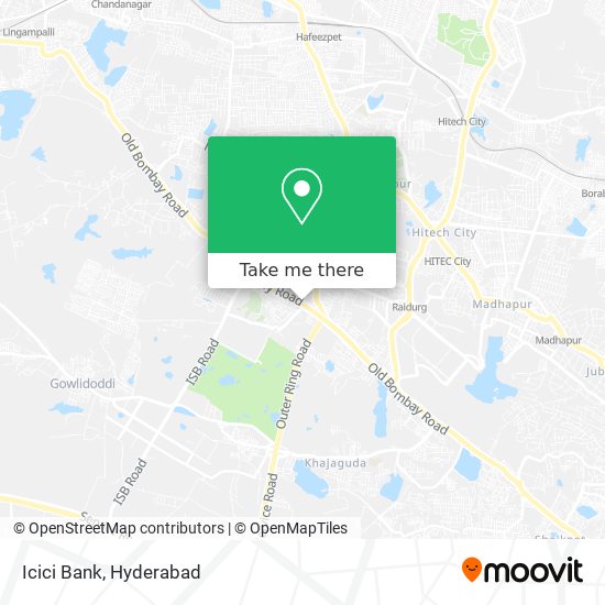 Icici Bank map