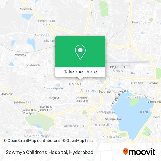 Sowmya Children's Hospital map