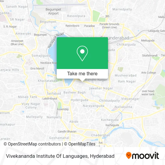 Vivekananda Institute Of Languages map