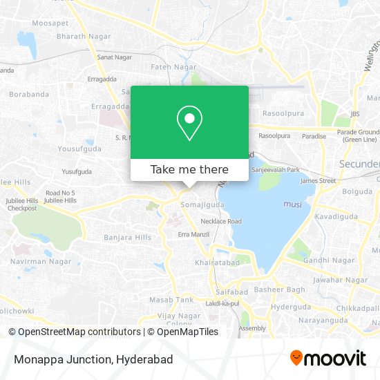 Monappa Junction map