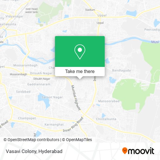 Vasavi Colony map