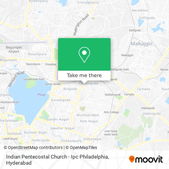 Indian Pentecostal Church - Ipc Philadelphia map