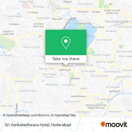 Sri Venkateshwara Hotel map